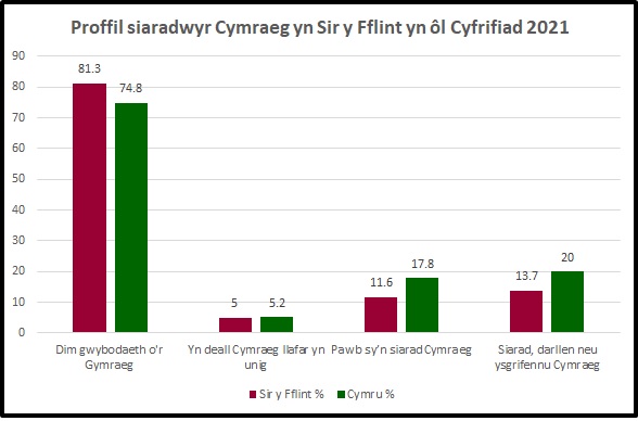 2021 Census Welsh Speaker Profile CYM